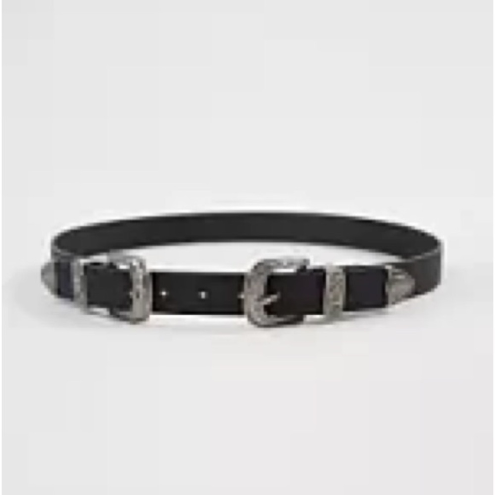 BKE Double Buckle Western Belt Size Small
